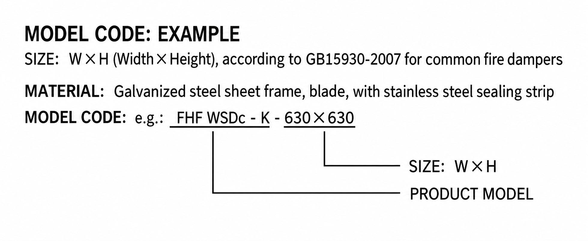 FHF WSDc-K Fire Damper view 2